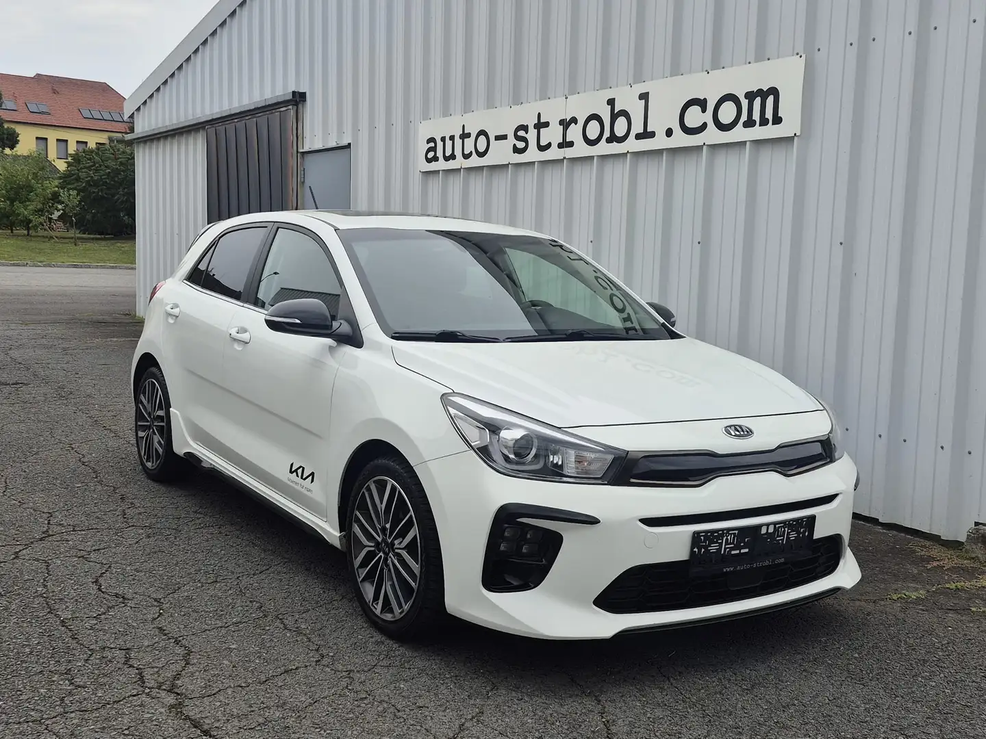 Kia Rio 1,0 TGDI GT-Line *S-Dach* Weiß - 1