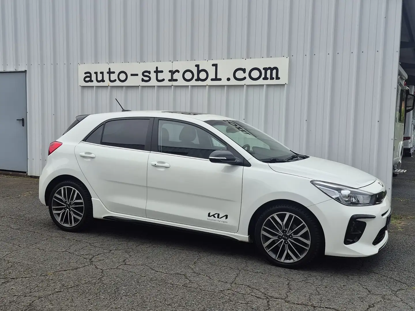 Kia Rio 1,0 TGDI GT-Line *S-Dach* Weiß - 2