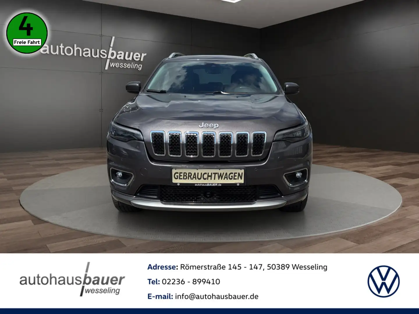 Jeep Cherokee Overland 4WD *SHZ, Pano, BiXenon, NAV, Klima, Sitz Gris - 1