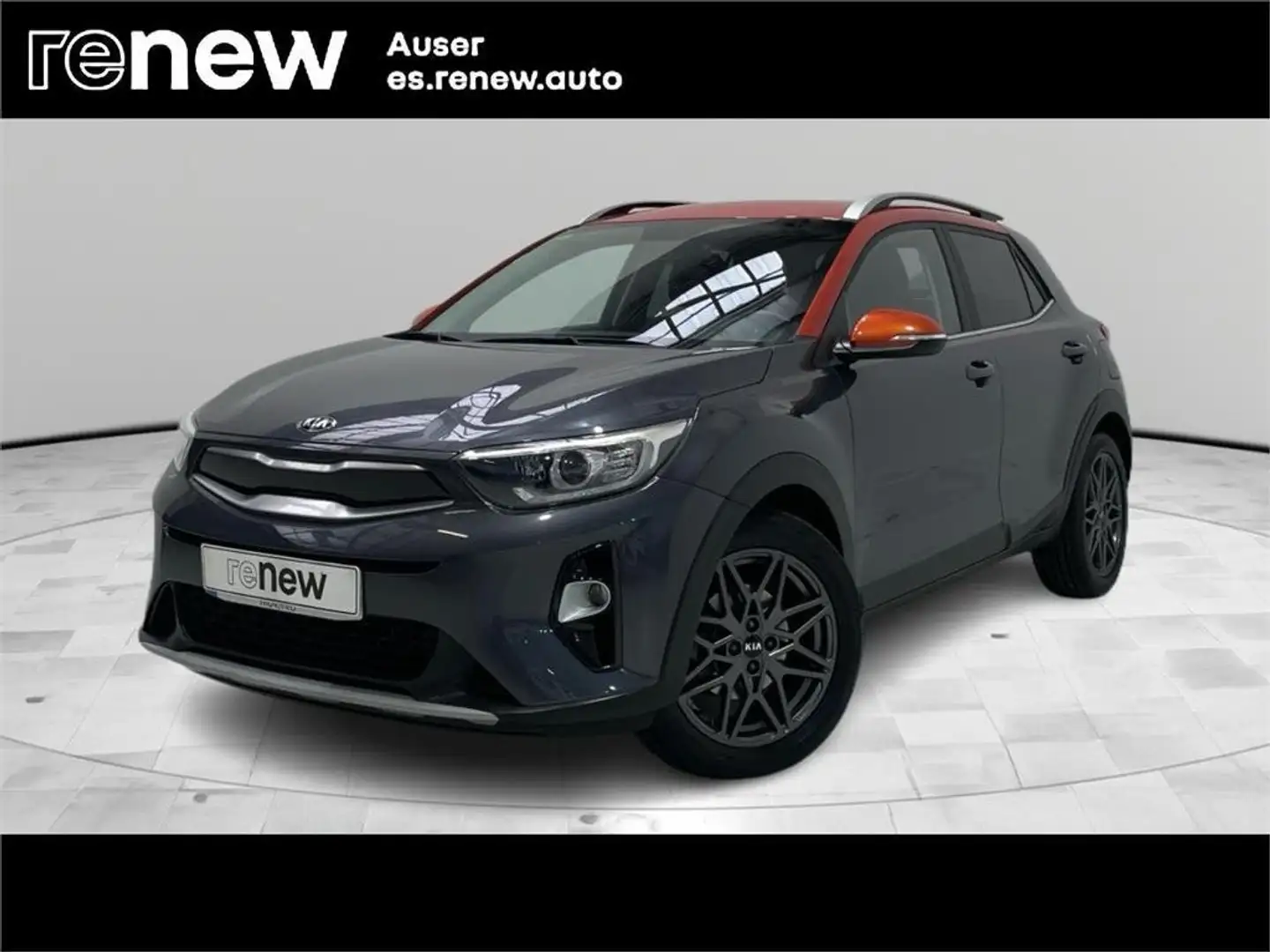 Kia Stonic 1.0 T-GDi Eco-Dynamic Black Edition 100 Gris - 1