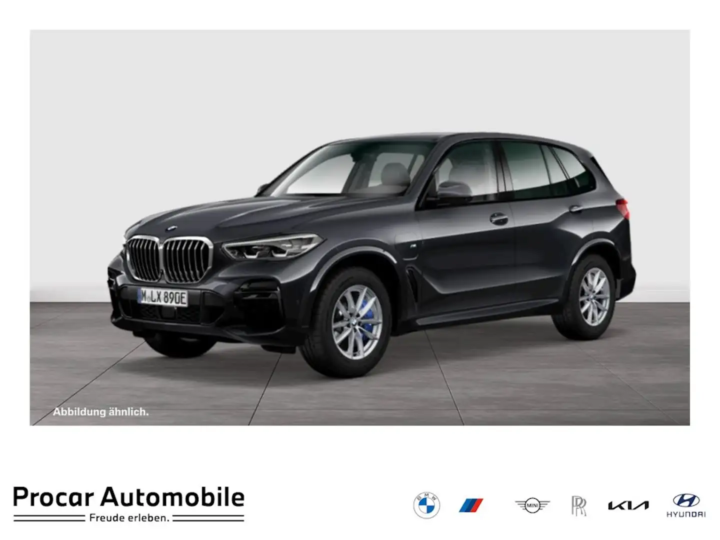 BMW X5 xDrive45e M Sport ACC AHK RFK NAVI LED Klima Grau - 1