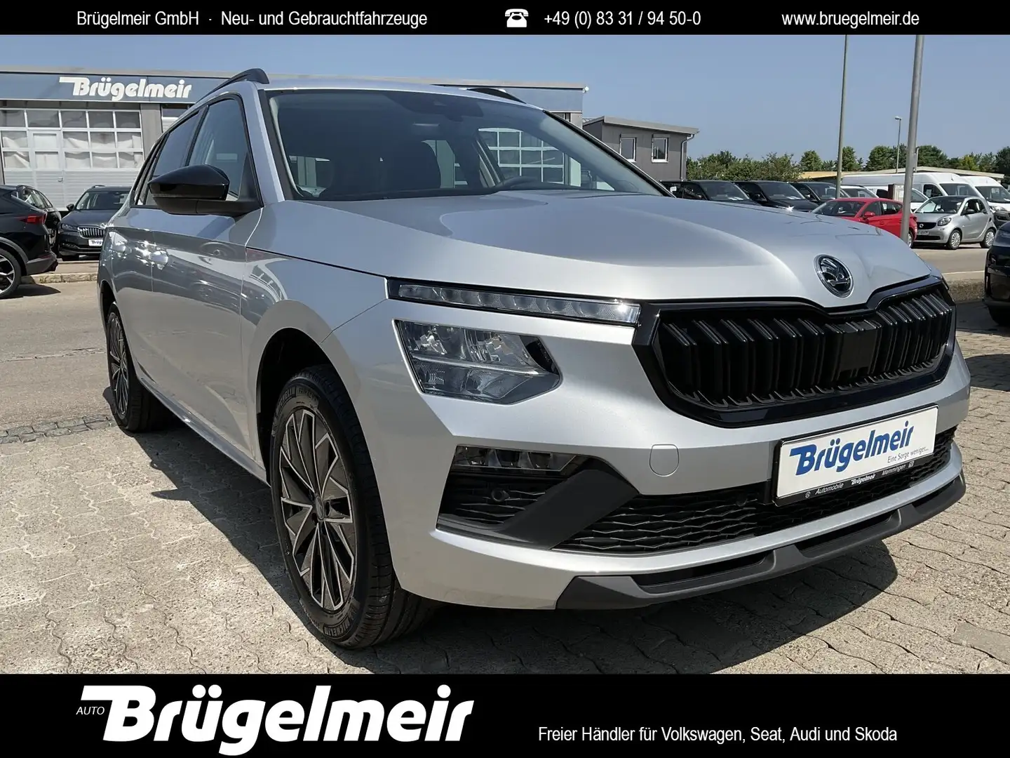 Skoda Kamiq Kamiq 1.0 TSI DSG Selection+KAM+LED+KESSY+17"  NSW Silber - 1