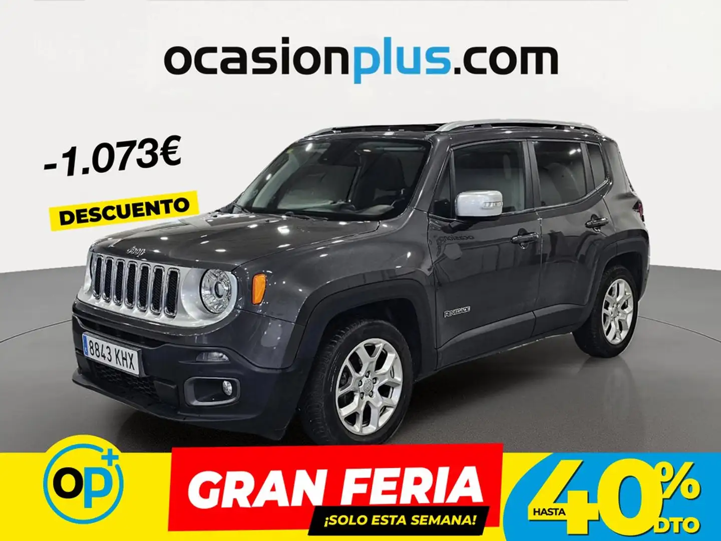 Jeep Renegade 1.4 Multiair Limited 4x2 DDCT 103kW Gris - 1