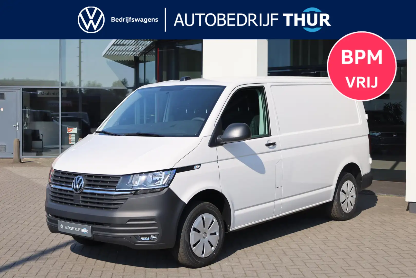 Volkswagen T6.1 Transporter 2.0 TDI L1H1 28 Comfortline 110PK / 81kW, 60 maand Wit - 1