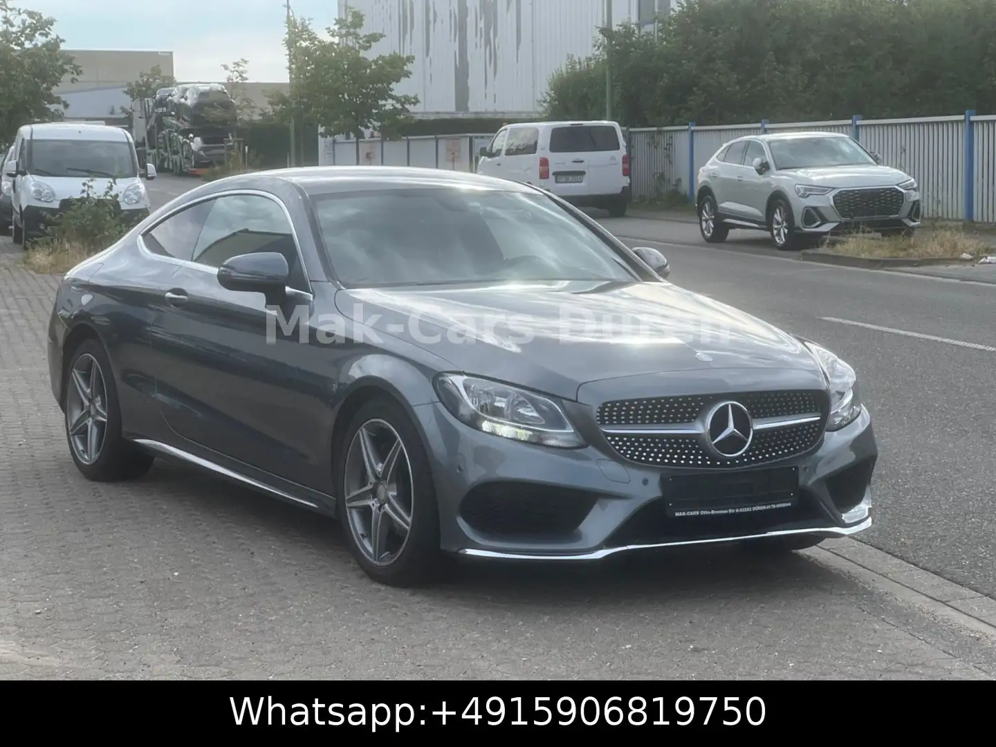 Mercedes-Benz C 180 Coupe /AMG/Navi/Klima/PDC/ Gris - 2
