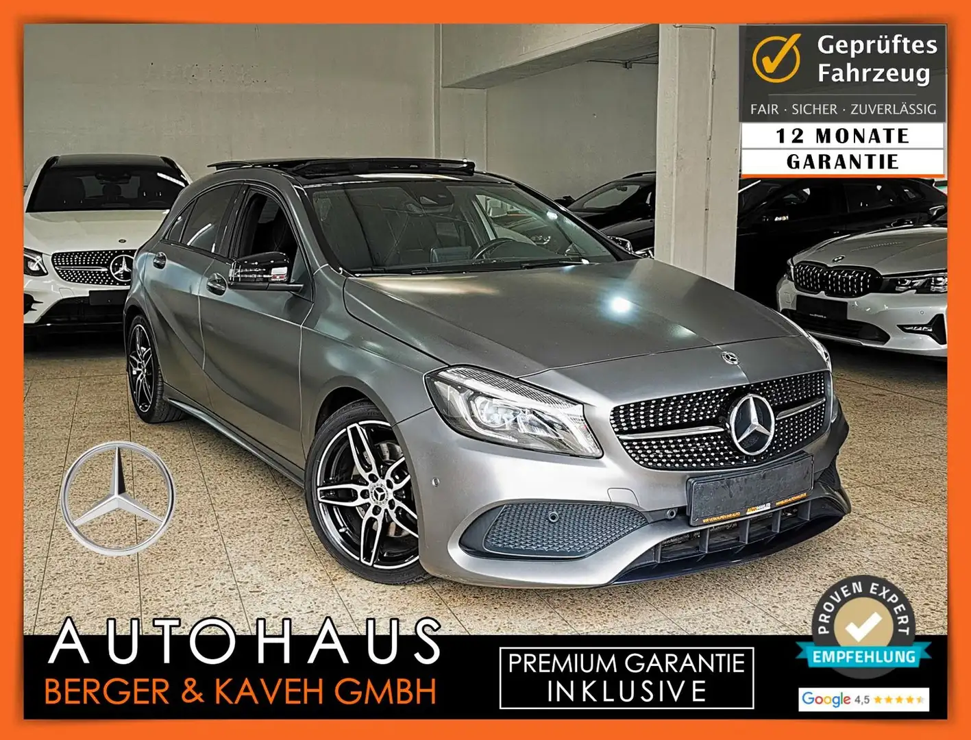 Mercedes-Benz A 220 A220CDI | 4MATIC | AMG-EXCLUSIVE +[12M.GARANTIE] Gris - 1