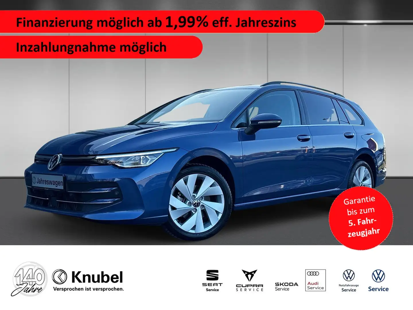 Volkswagen Golf VIII Variant Style 1.5 eTSI DSG IQ.LIGHT/NAVI/A... Blu/Azzurro - 1