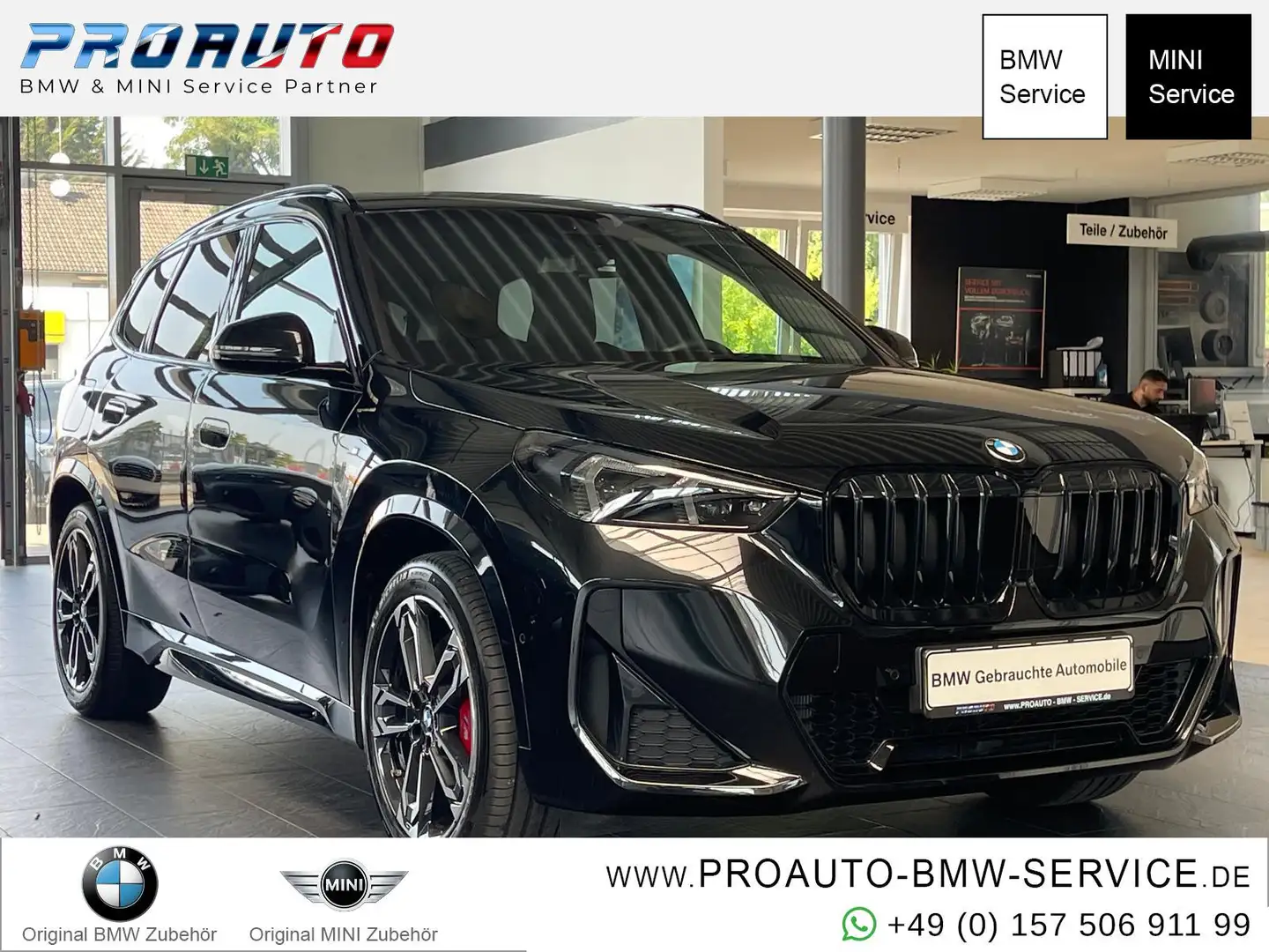 BMW X1 18i sDr M Sport Pro A-LED/AHK/Pano/19" Noir - 1