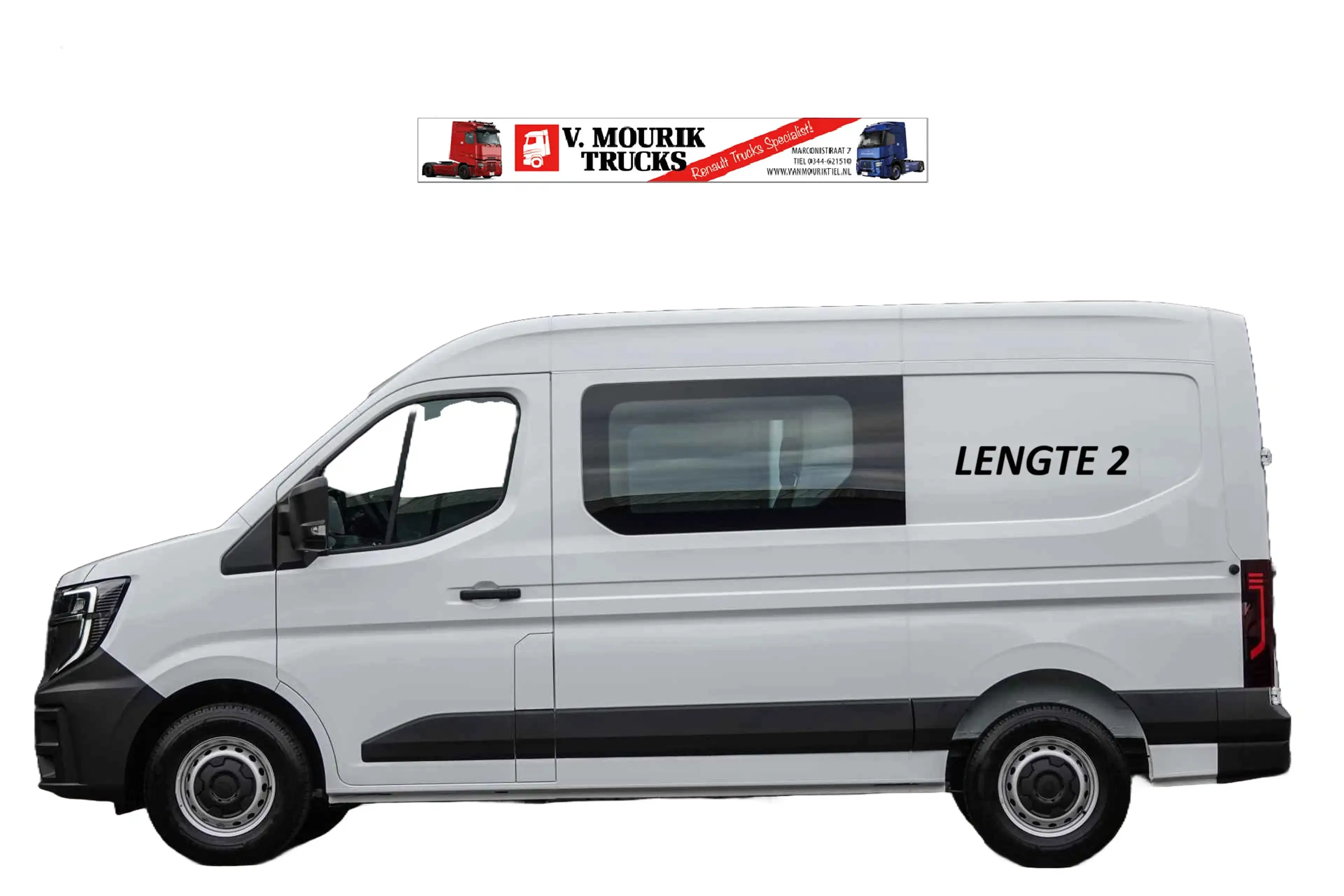 Renault Master 150.35 L2H2 - V-97-LRK - DUBBELE CABINE UITVOERING