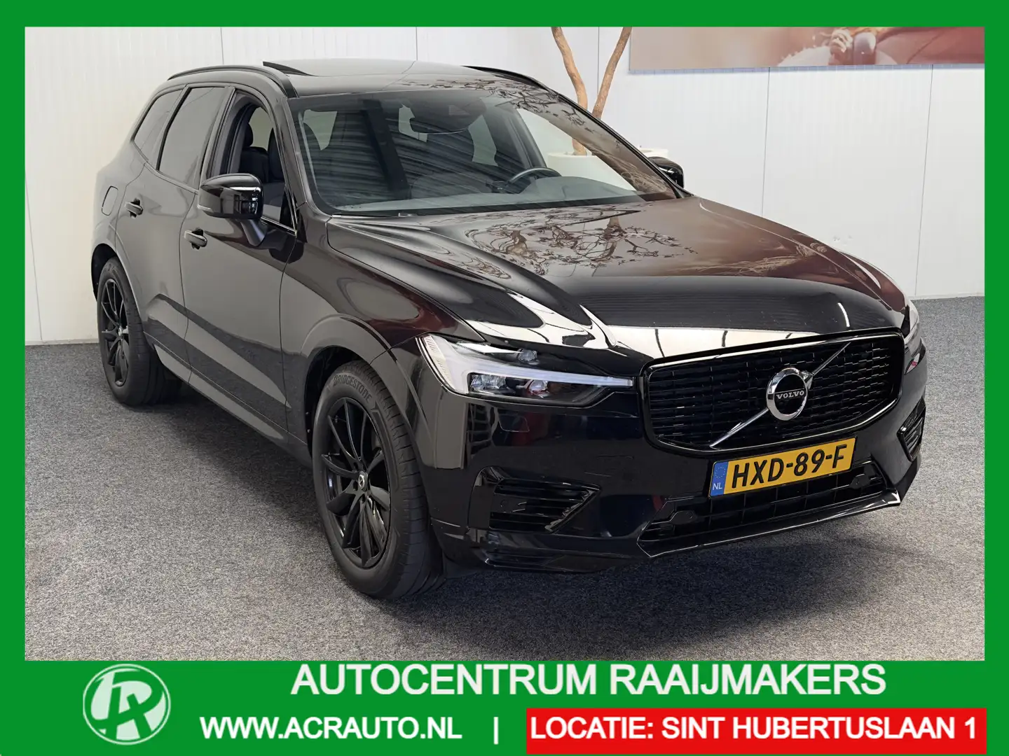 Volvo XC60 2.0 RECHARGE T6 AWD R-DESIGN PANORAMADAK LUCHTVERI Zwart - 1