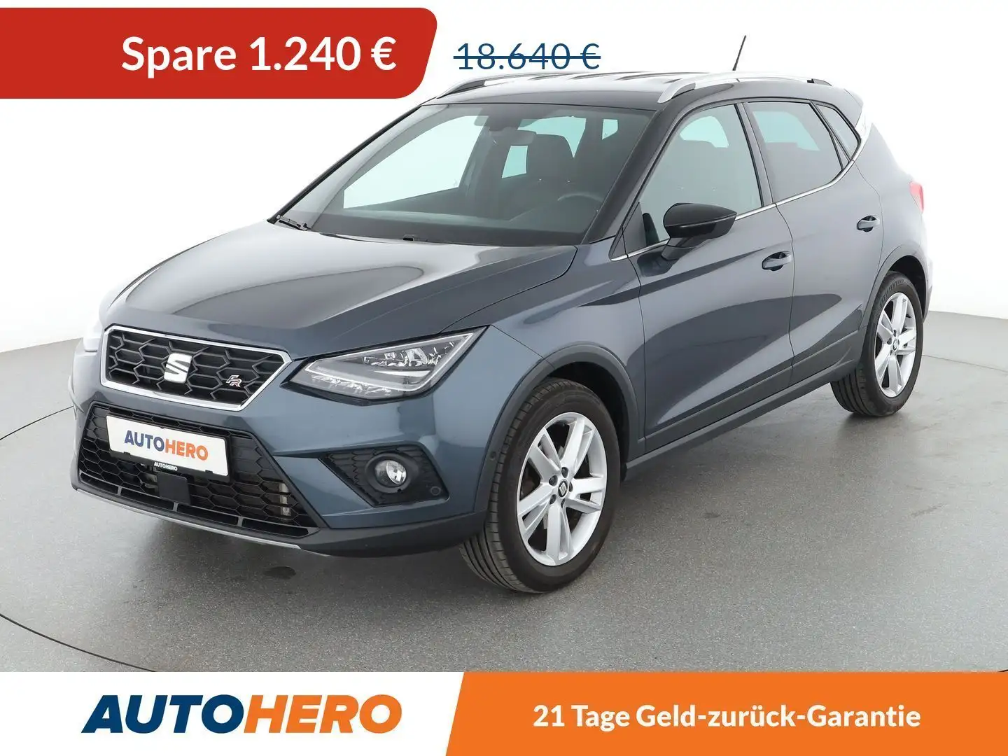 SEAT Arona 1.0 TSI FR*NAVI*LED*TEMPO*PLA*CAM*PDC* Grau - 1