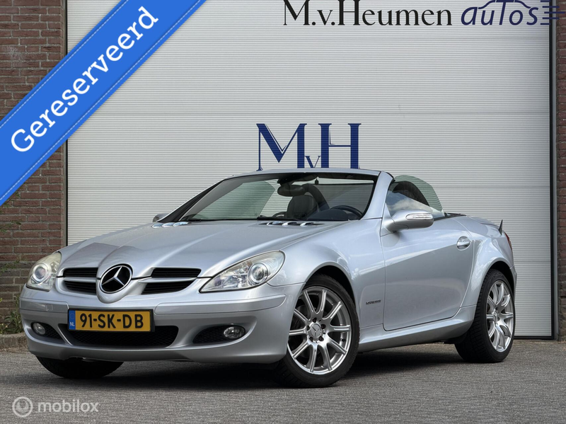 Mercedes-Benz SLK 200 K. Stoelverwarming Airscarf CarPlay Leder