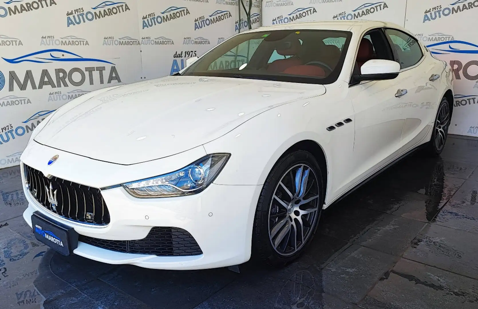 Maserati Ghibli 3.0 V6 ds 275cv TAGLIANDI MASERATI! Bianco - 1