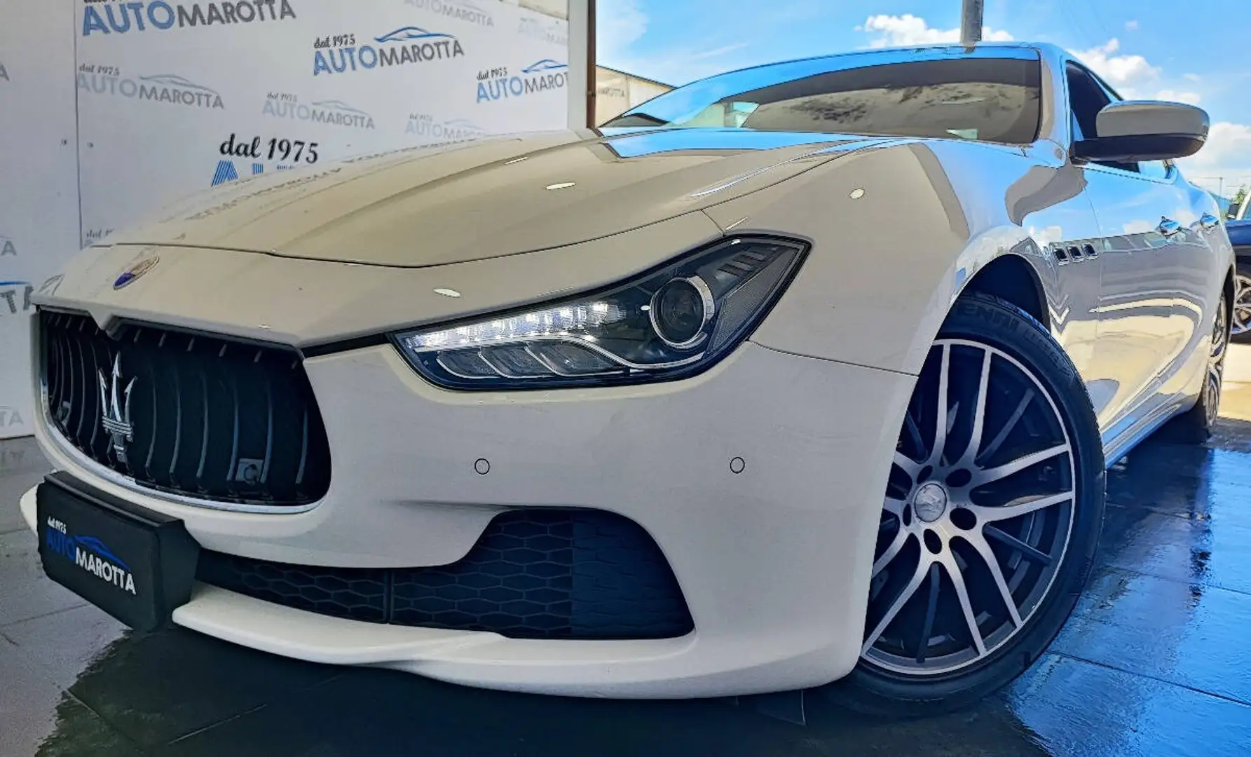 Maserati Ghibli 3.0 V6 ds 275cv TAGLIANDI MASERATI! Bianco - 2