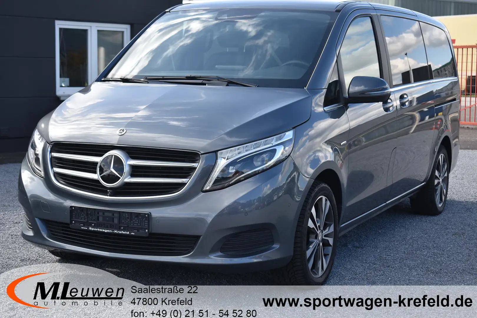 Mercedes-Benz V 250 CDI lang Avantg. *7Sitz*eSchiebet*Leder*Pano*AHK Gris - 2
