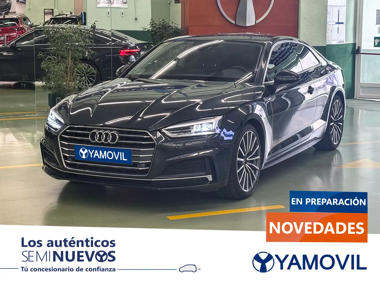 Audi A5 Coupé 2.0TDI S Line S tronic 140kW Gris - 1