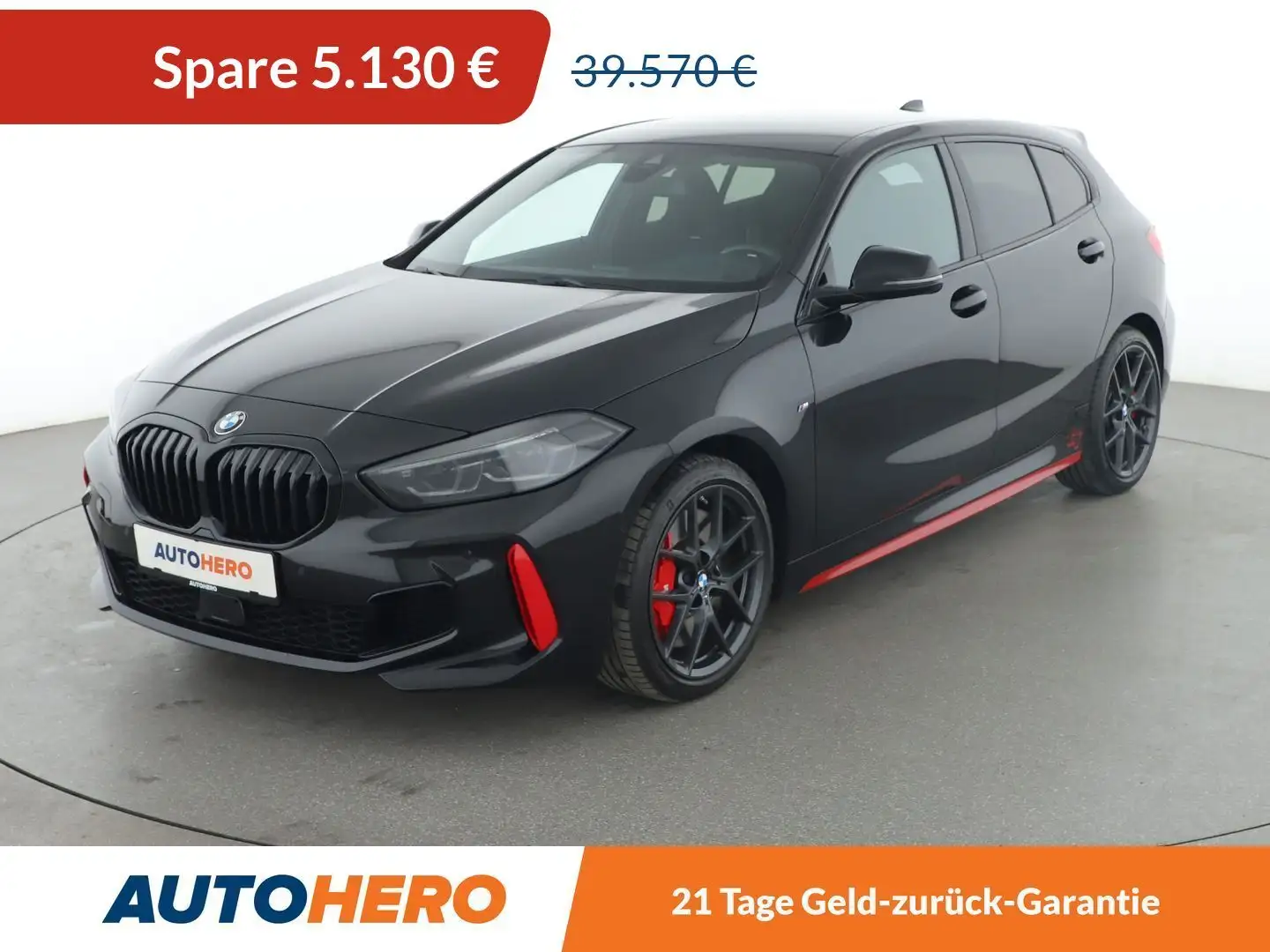 BMW 128 128ti Aut.*HEAD-UP*NAVI*ACC*LED*CAM*SHZ*PDC*HK* Schwarz - 1