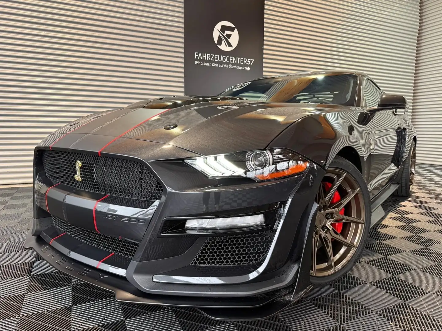 Ford Mustang 5.0 Ti-VCT V8 GT/SCHALTER/RECARO/CARPLAY Gris - 1