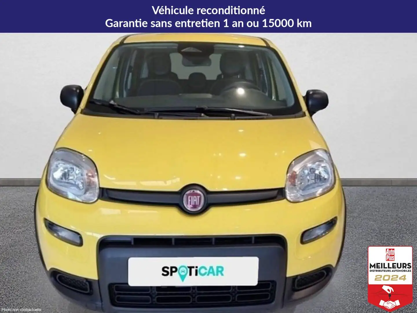 Fiat Panda 1.0 70 ch hybride bsg s/s panda city Jaune - 2