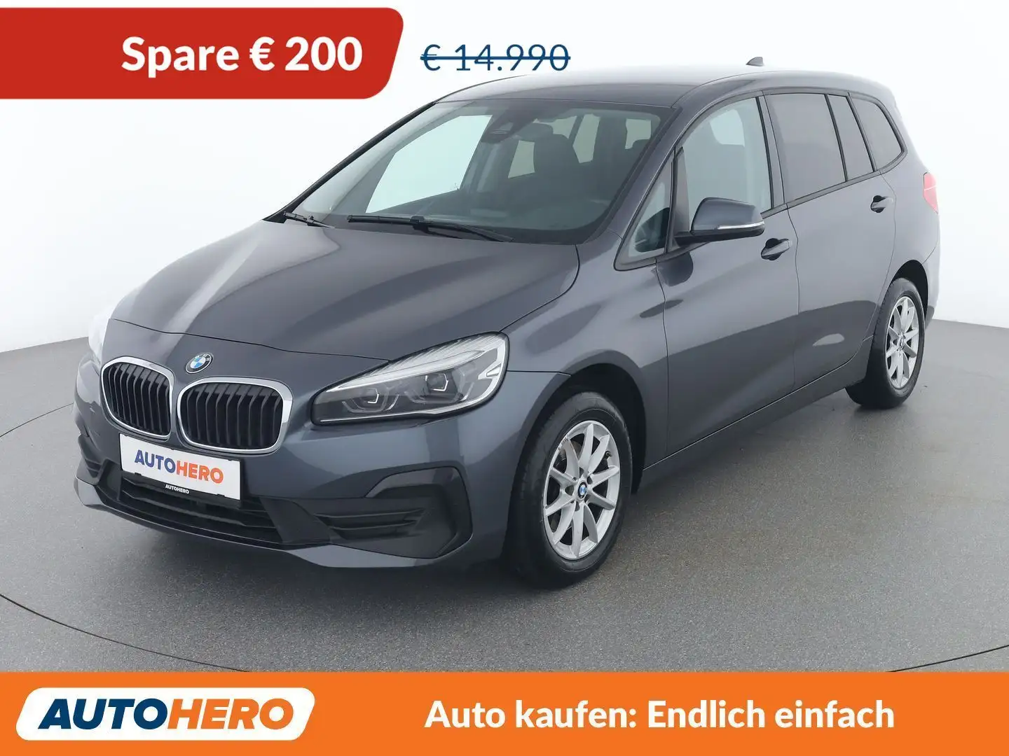 BMW 216 216d Gran Tourer Advantage Grau - 1