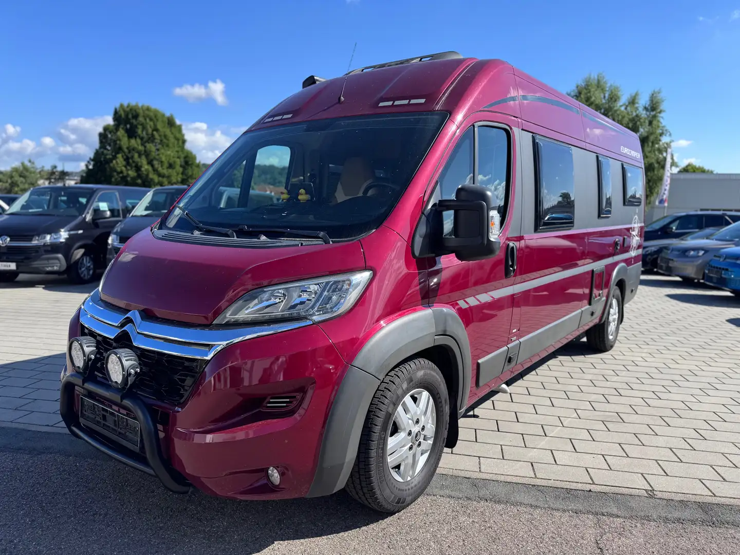 Citroen Jumper Pössl Roadstar 640DK/1.Hand/AHK/Kamera/2xZimmer Rot - 1