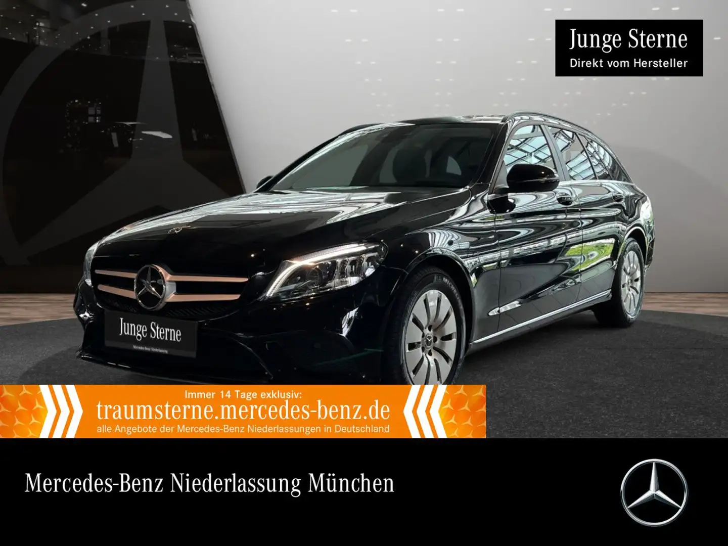 Mercedes-Benz C 220 d T MULTIBEAM+KAMERA+HUD+KEYLESS+9G Nero - 1