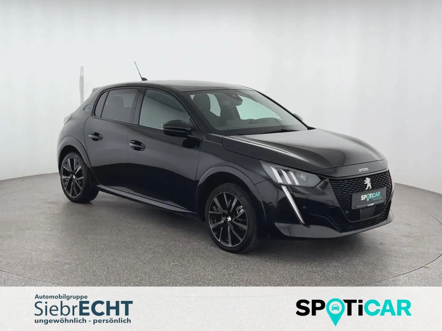 Peugeot e-208 208 e- GT+*Navi*SHZ*RFK*uvm Black - 1