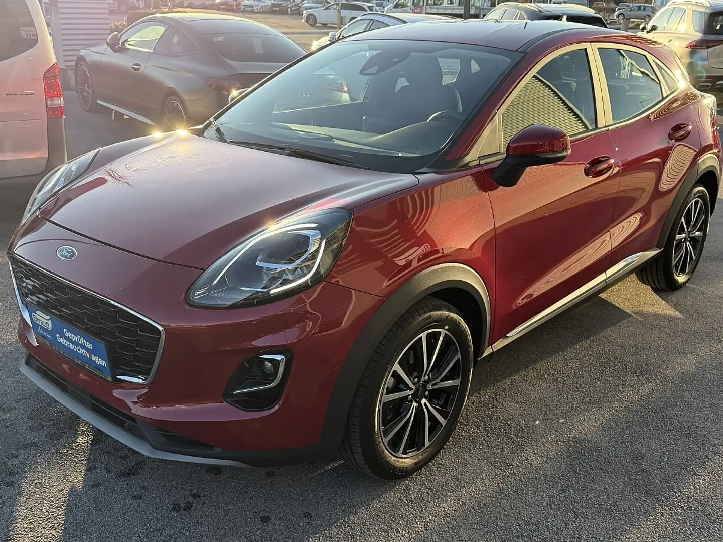 Ford Puma 1,0 EcoBoost Titanium Aut. Rouge - 2