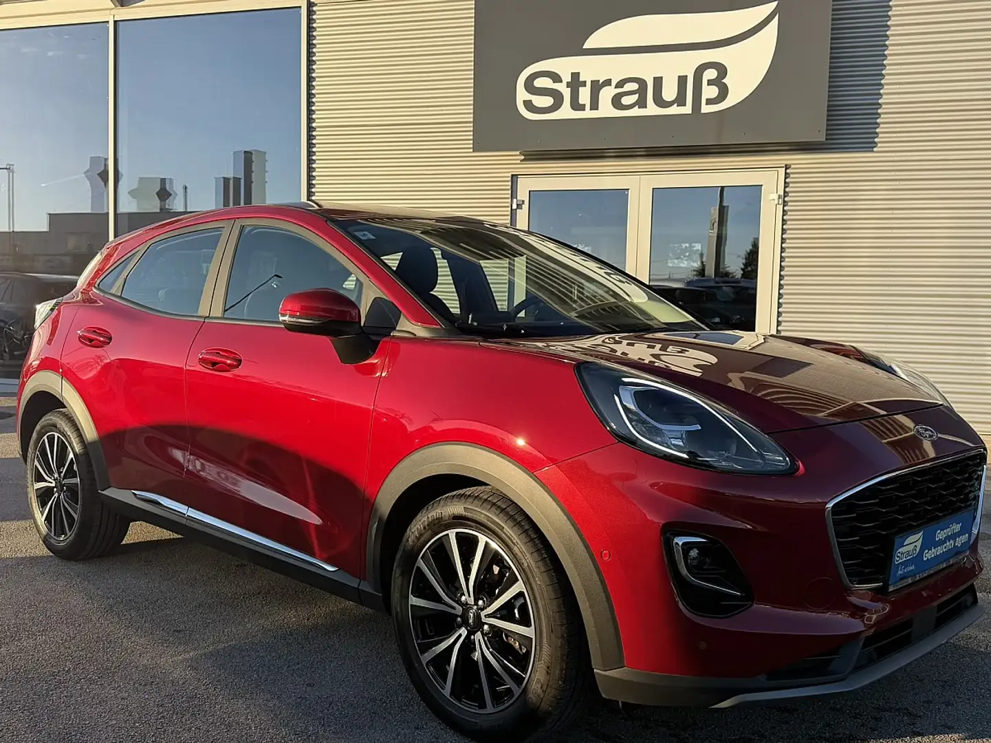 Ford Puma 1,0 EcoBoost Titanium Aut. Rouge - 1