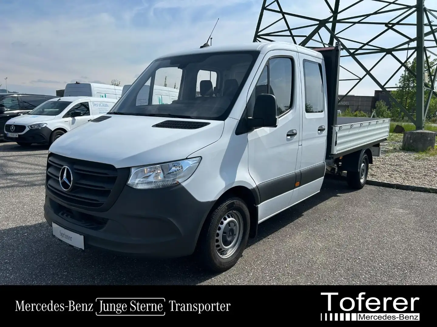 Mercedes-Benz Sprinter 315 CDI DOKA Lang Stdhzg DAB Wit - 1