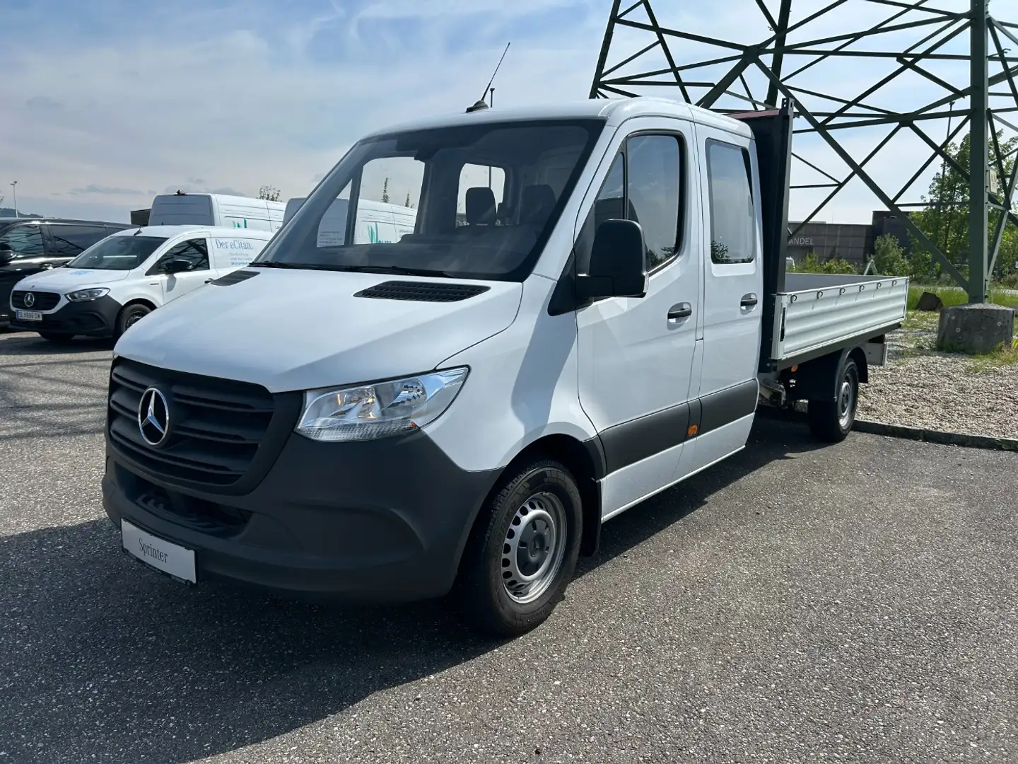 Mercedes-Benz Sprinter 315 CDI DOKA Lang Stdhzg DAB Wit - 2