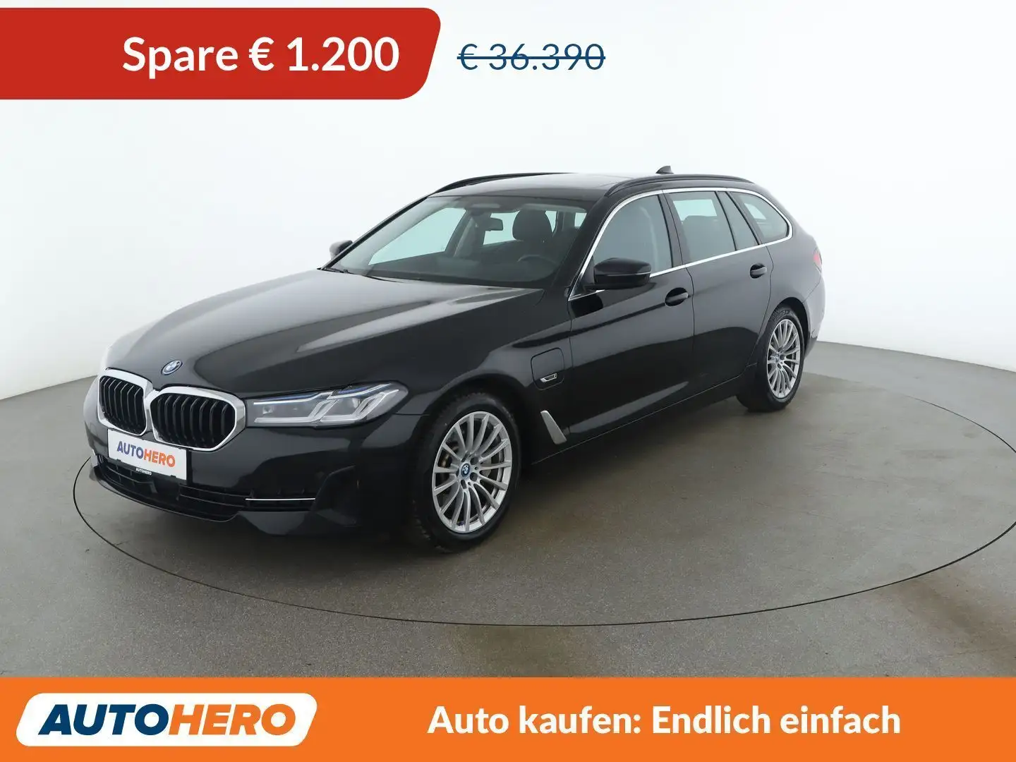 BMW 530 530e Schwarz - 1