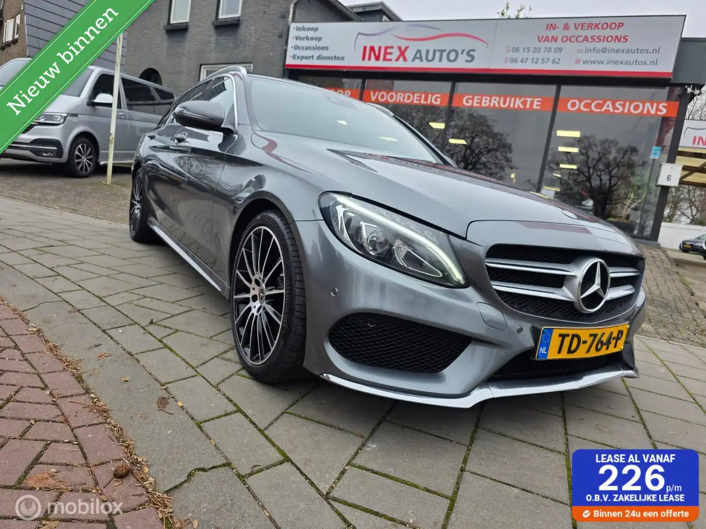 Mercedes-Benz C 200 Estate CDI Business Solution AMG Plus Upgrade Edit Grijs - 1