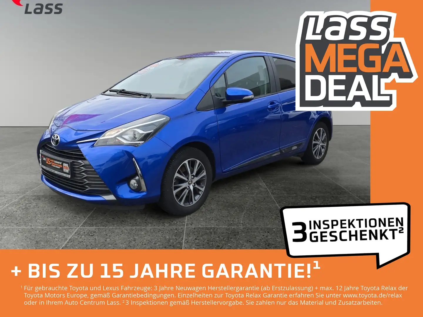 Toyota Yaris 1.5 Y20 Club Kamera+Sitzheizung+LM+ Azul - 1