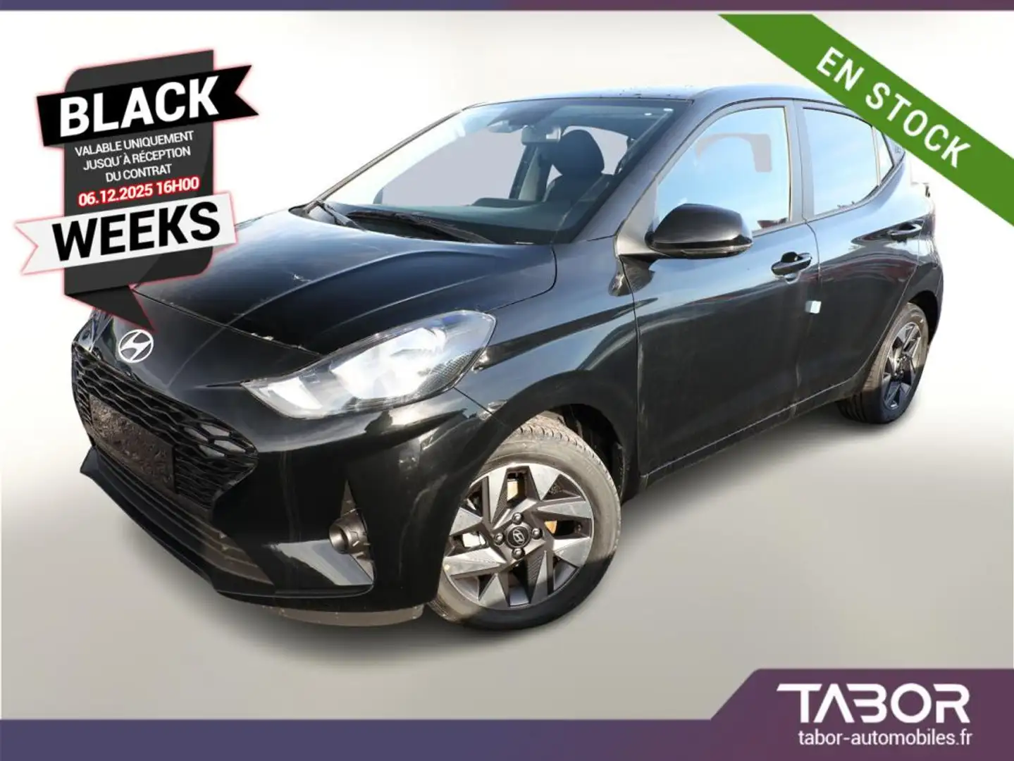 Hyundai i10 1.2 MPI 79 AMT Trend Sièges chauf. Noir - 1