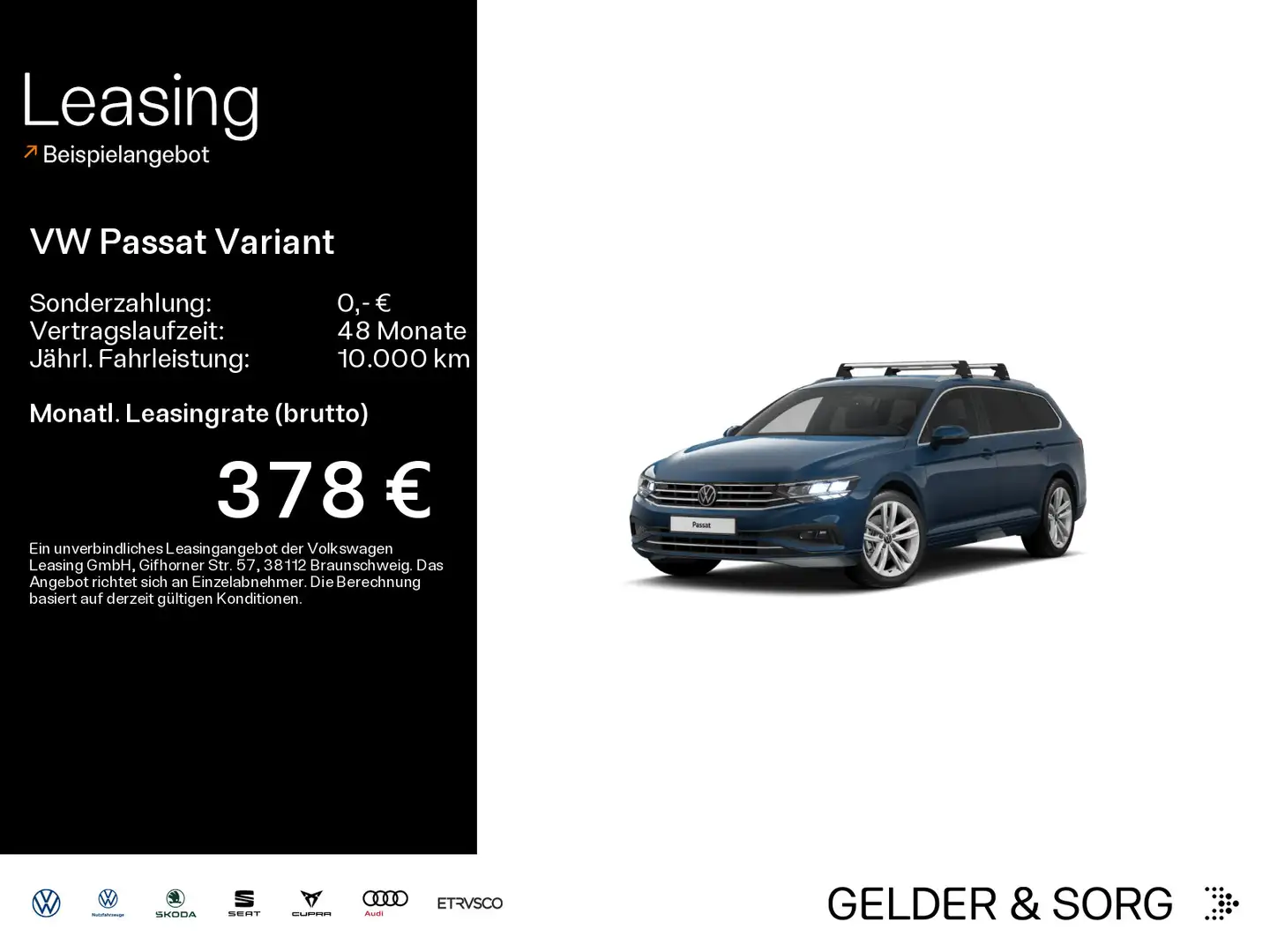 Volkswagen Passat Variant Business 2.0 TDI 18Z*DCC*Virtual Blau - 1