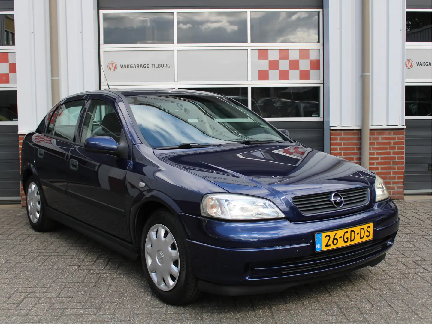 Opel Astra 1.6i-8V GL Comfort Automaat/Airco/Stuurbekr/CV/Tre Blauw - 2