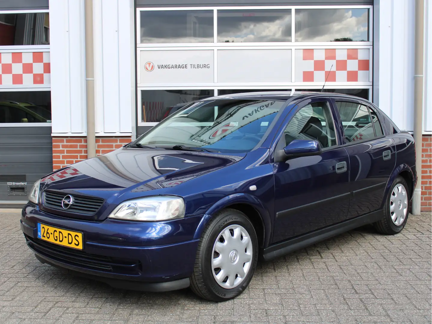 Opel Astra 1.6i-8V GL Comfort Automaat/Airco/Stuurbekr/CV/Tre Blauw - 1