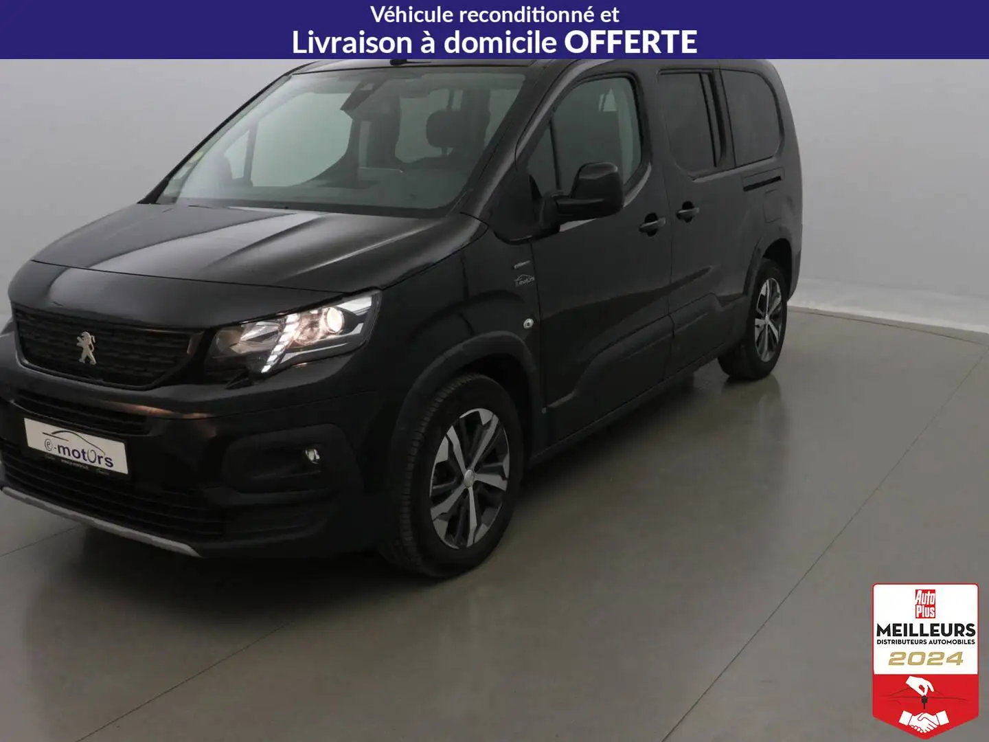 Peugeot Rifter Long BlueHDi 130 S\u0026S BVM6 7pl - GT Noir - 1