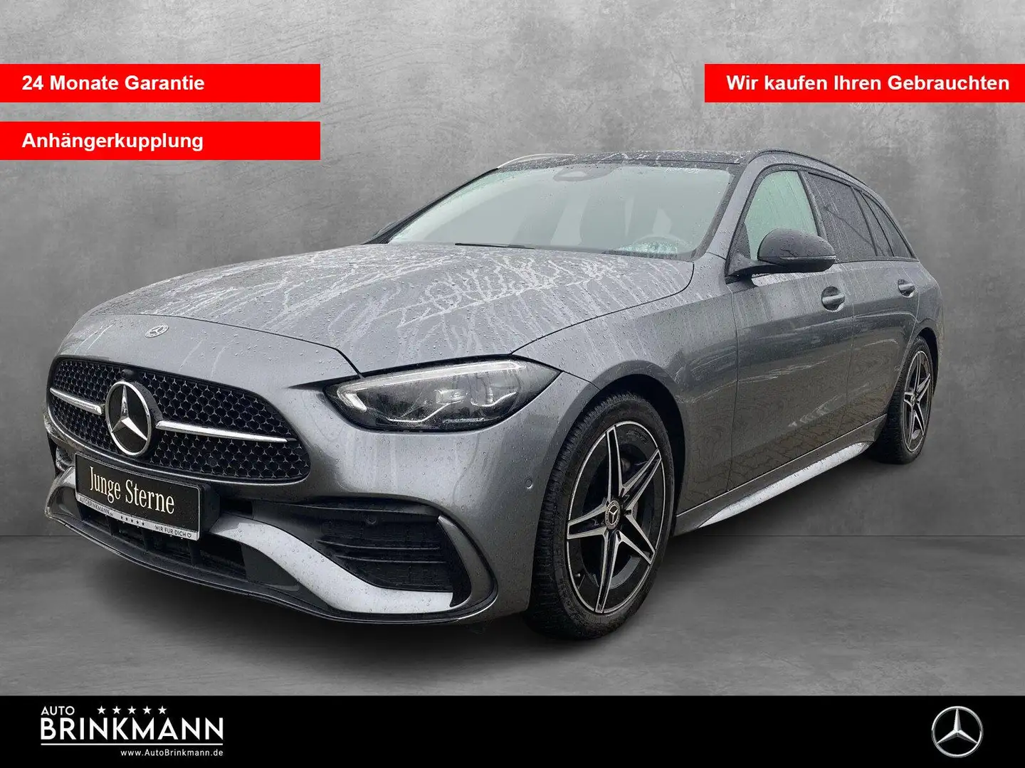 Mercedes-Benz C 200 C 200 T AMG-LINE/AHK/PANO/KAMERA/LED/NIGHT SHZ Gris - 1