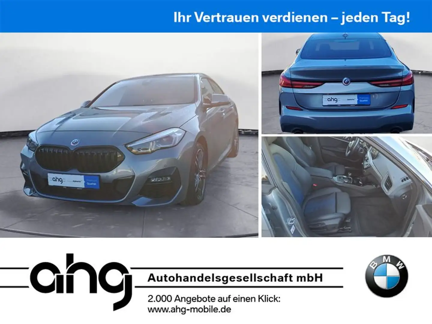 BMW 220i Gran Coupe M Sport Klimaaut. Sportsitze PDC Grau - 1