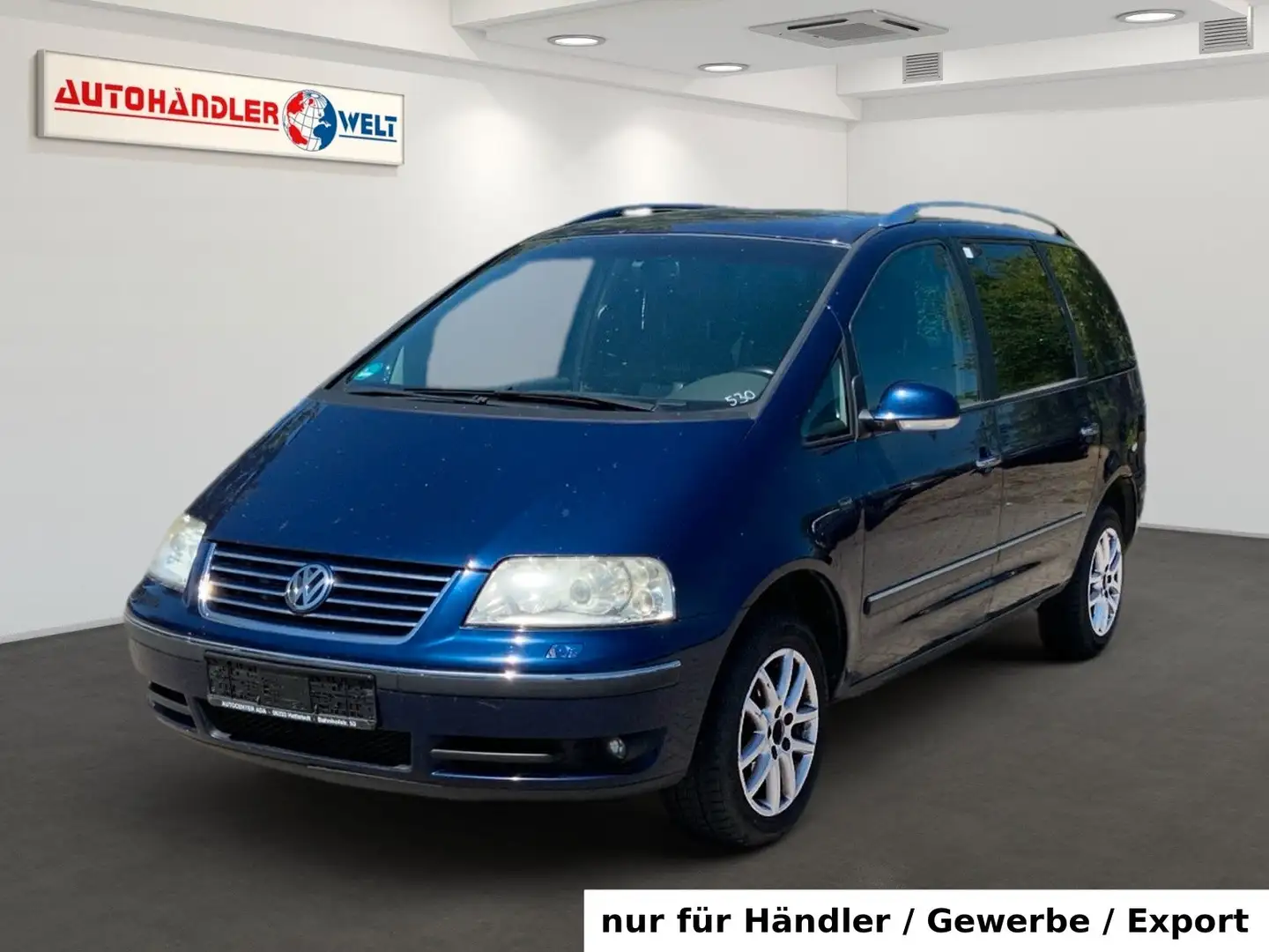 Volkswagen Sharan 1.9 TDI AT AAC RNS-Navi SHZ Xenon AHK Blau - 1
