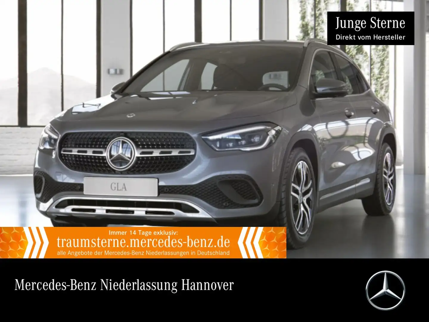 Mercedes-Benz GLA 250 e PROGRESSIVE+360°+AHK+MULTIBEAM+TOTW+8G Grau - 1