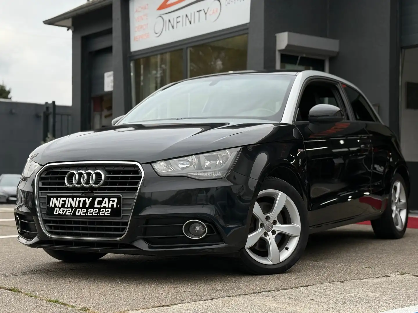 Audi A1 A1 1.6 TDi Ambition S line Negro - 2