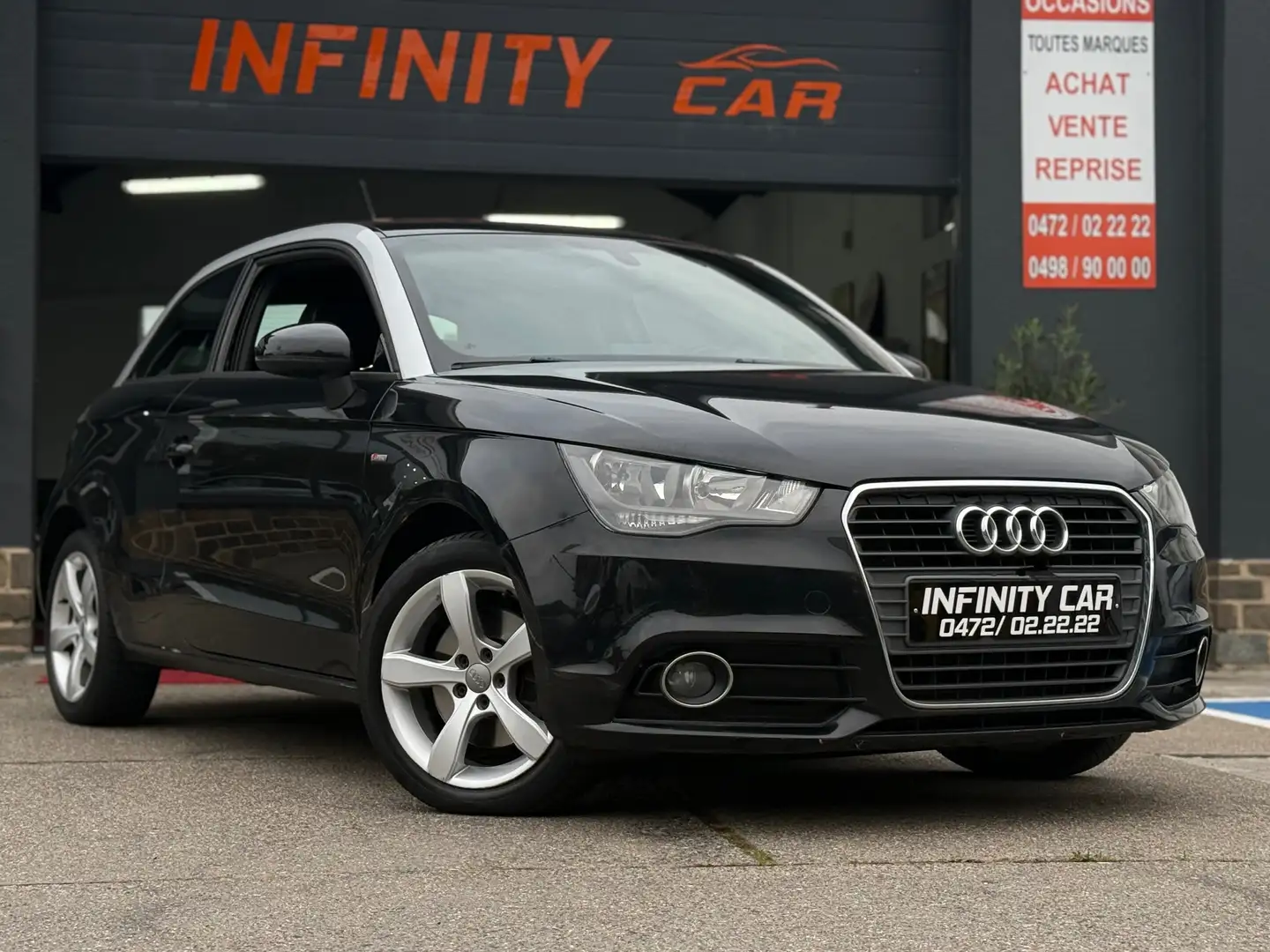 Audi A1 A1 1.6 TDi Ambition S line Negro - 1