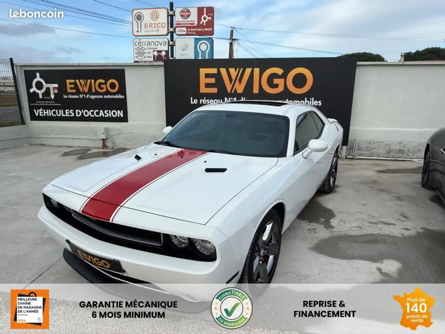 Dodge Challenger SXT 3.6 V6 309 ch Blanc - 1