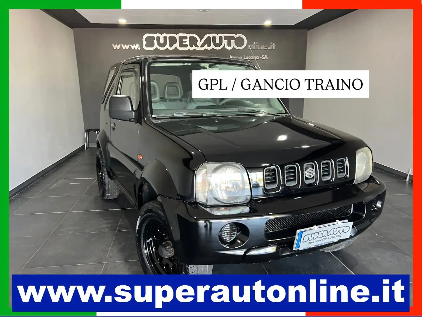 Suzuki Jimny 1.3 16v jlx + 4WD + GPL + GANCIO TRAINO Negru - 1