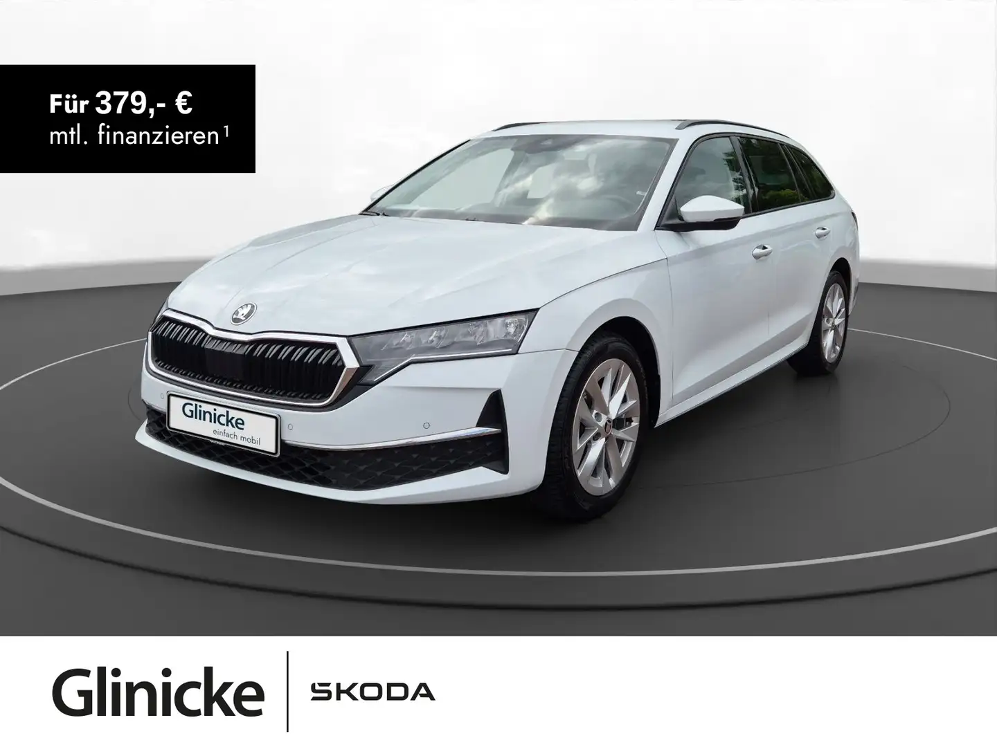 Skoda Octavia Combi 1.5 eTSI DSG Navi Klima PDC SiHz Weiß - 1