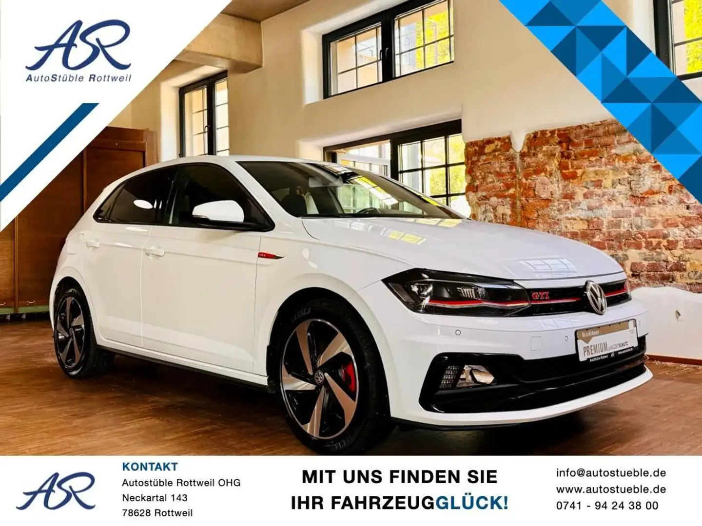 Volkswagen Polo GTI 2.0 TSI DSG Navi LED Climatronic Sitzh. Weiß - 1