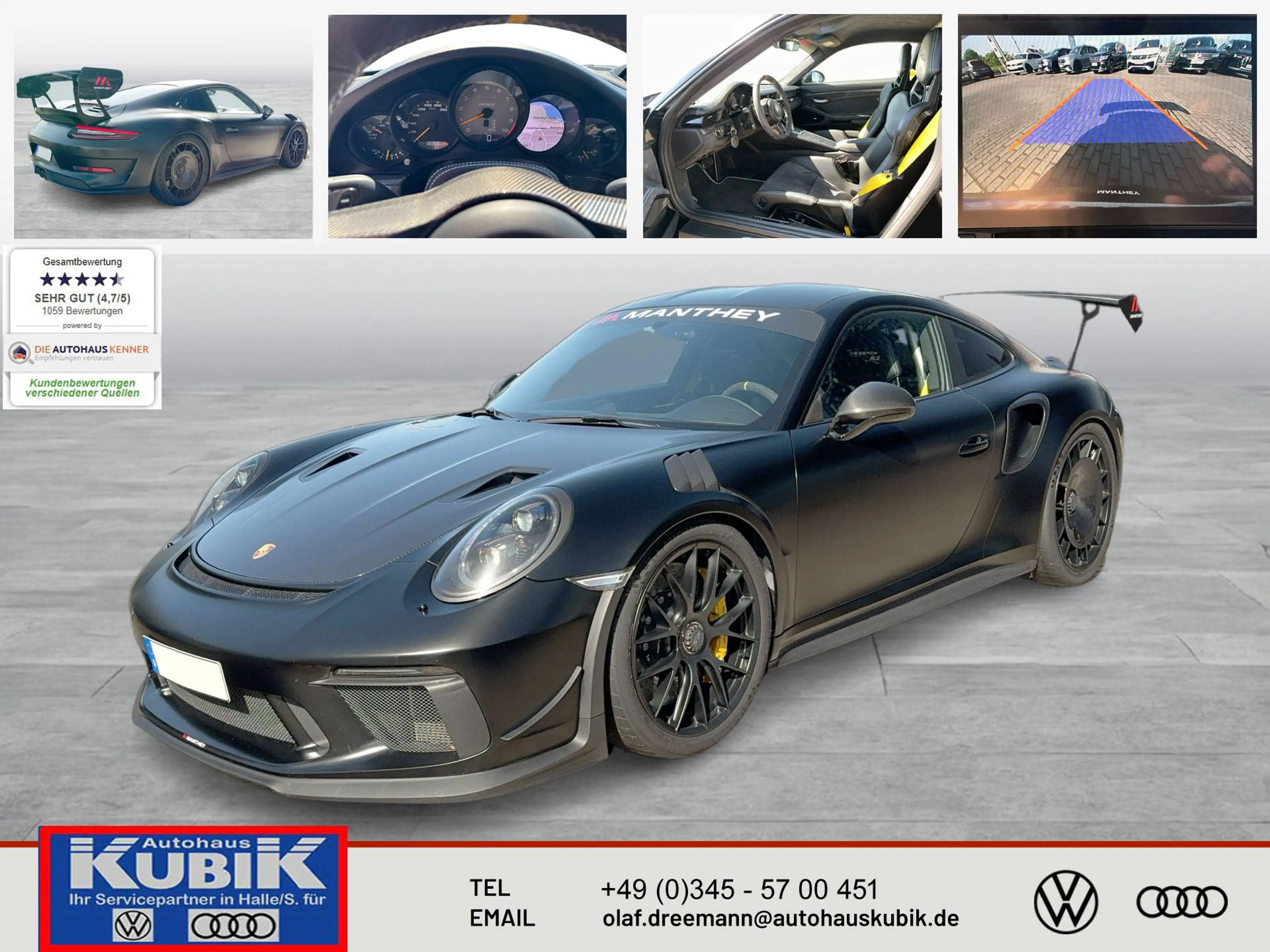 Porsche 991 991.2 GT3 RS MR (Manthey Racing) Weissach+Clubspor